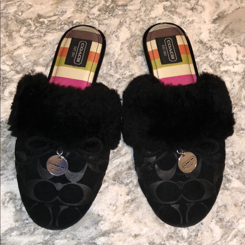 Coach slip on shoes